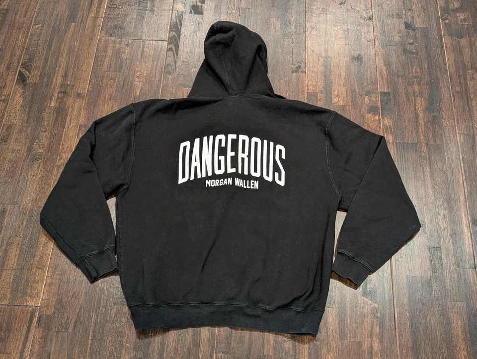 Morgan Wallen Dangerous Sudadera con Capucha Para Hombres Grande Pullover Sudadera Gira de Música Country Foto 2 de 4