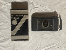 1920s Jiffy Kodak SIX-20 Series II Folding Camera ORIGINAL BOX Untested