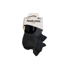 Feetures Men  s Elite Light Cushion No Show Tab Socks Grey Size 6-8.5