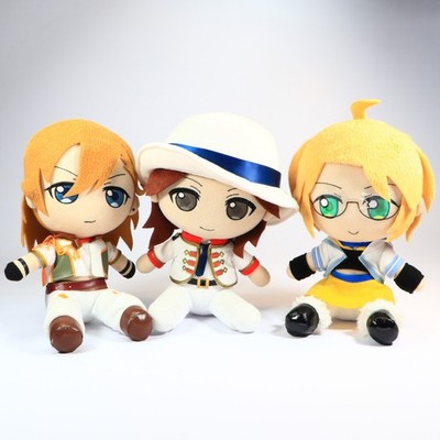 Uta no Prince Sama UtaPri Official Prize Plüsch 3er Set Anime Chibi Puppen selten