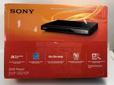 SONY CD/DVD Player w/ Remote Progressive Scan DVP-SR210P Open Box - untested