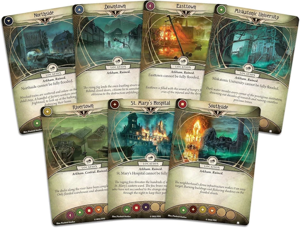 ARKHAM HORROR THE CARD GAME THE DROWNED CITY CAMPAIGN EXPANSION - Image 3 of 4