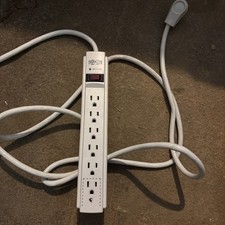 Tripp Lite TLP608TEL 6-Outlet Surge Protector 8ft Cord USED