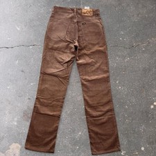 1970s Lee 200 Brown Deadstock Corduroy Bootcut Pants  29 x 32
