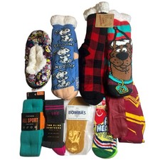 Sock bundled lot 2 of 9 NWT various brand socks  slippers