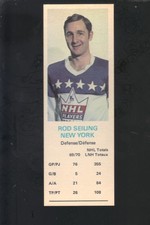 1970-71 DAD'S COOKIES HOCKEY CARD ROD SEILING NM-MT RANGERS