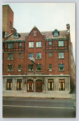 Hotel Stratford Arms Utica St Buffalo NY Parking Facilities Available Postcard