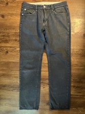 Agave Denim Men's 34x33 Silver Pragmatist Jeans Classic Straight Made In USA