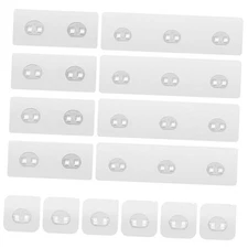 14 Pack Shower Caddy Adhesive Replacement, 4 Triple + 4 Double + 6 Single