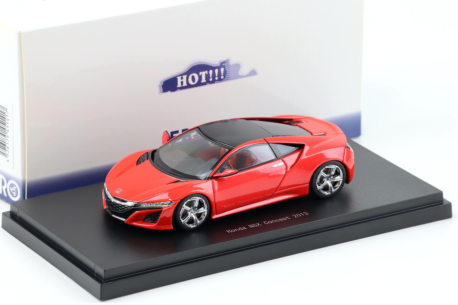 1:43 Ebbro Honda Nsx Concept Car 2013 Red