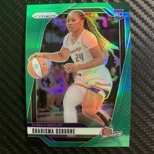 2024 Panini Prizm WNBA - Charisma Osborne #65 Green Prizm (RC)