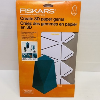 Fiskars Create 3D Paper Gems Quartz Template Craft Tool #177100 New Sealed MINT