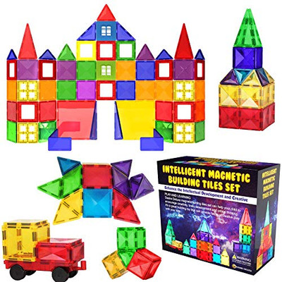 Desire Deluxe Magnetische Bausteine Fliesen MINT Spielzeug Set 57PC - Kinder Lernen