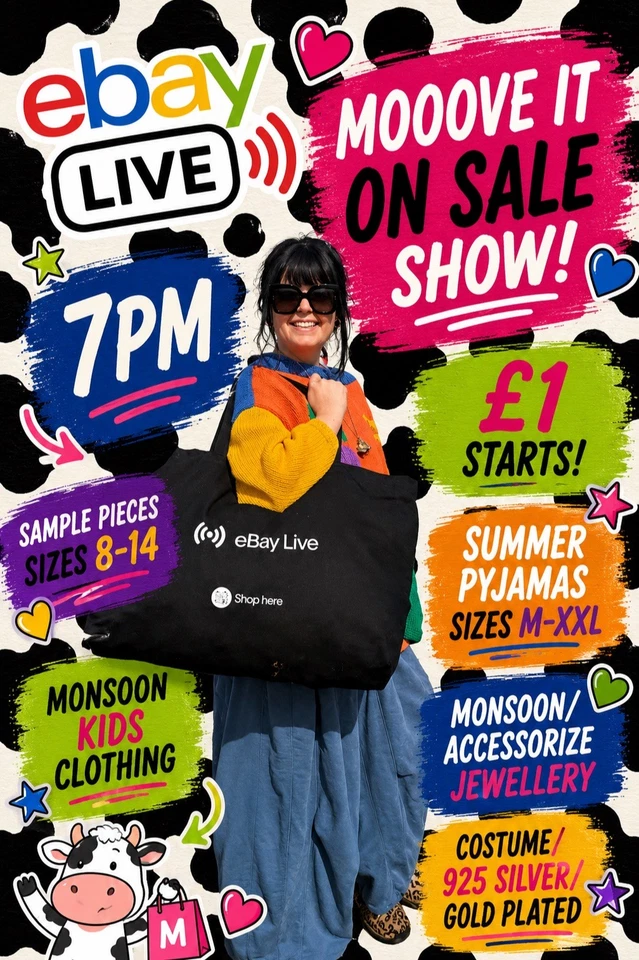 🐮🖤 | The Fluffy Cow Live Show | New With Tags | Branded Fashion 🐮🖤