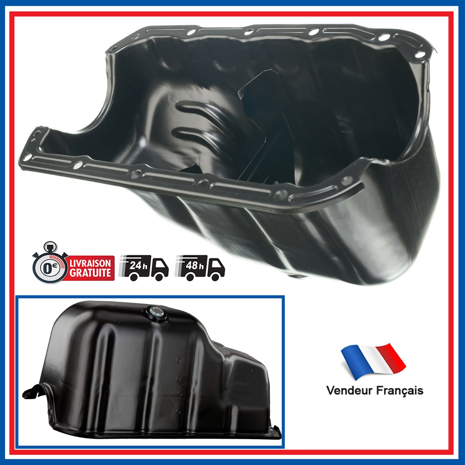 Carter d'huile de vidange pour moteurs essence et diesel de remplacement 46543513
