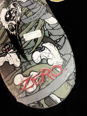 SUPER RARE Pushead Adrian Lopez Skeleton Skull Zero Or Die