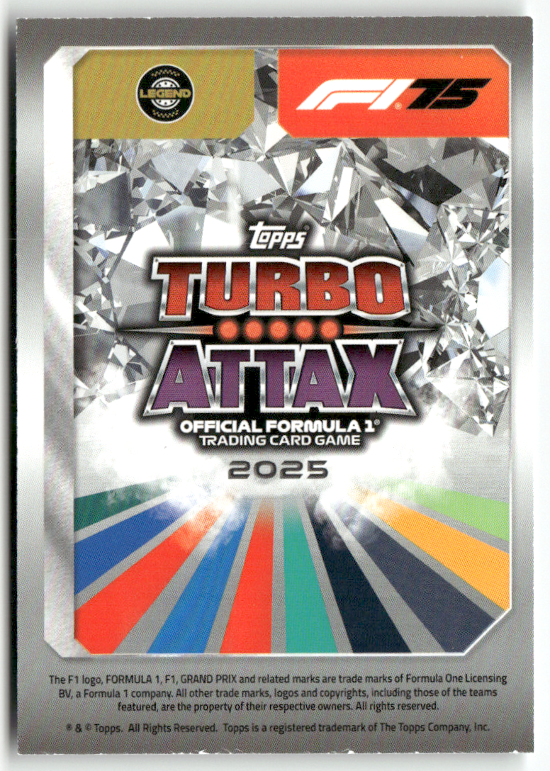 Topps F1 Turbo Attax 2025 Formel 1 No. 296 Emerson Fittipaldi