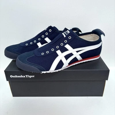 Onitsuka Tiger MEXICO 66 SLIP-ON 1183A360 401 bleu marine blanc cassé... - Photo 1/4