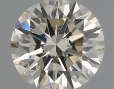 GIA CERTIFIED 0.31 Ct Natural Diamond Loose Round N Very Light Brown/VS1 Clarity 685.10 per carat
