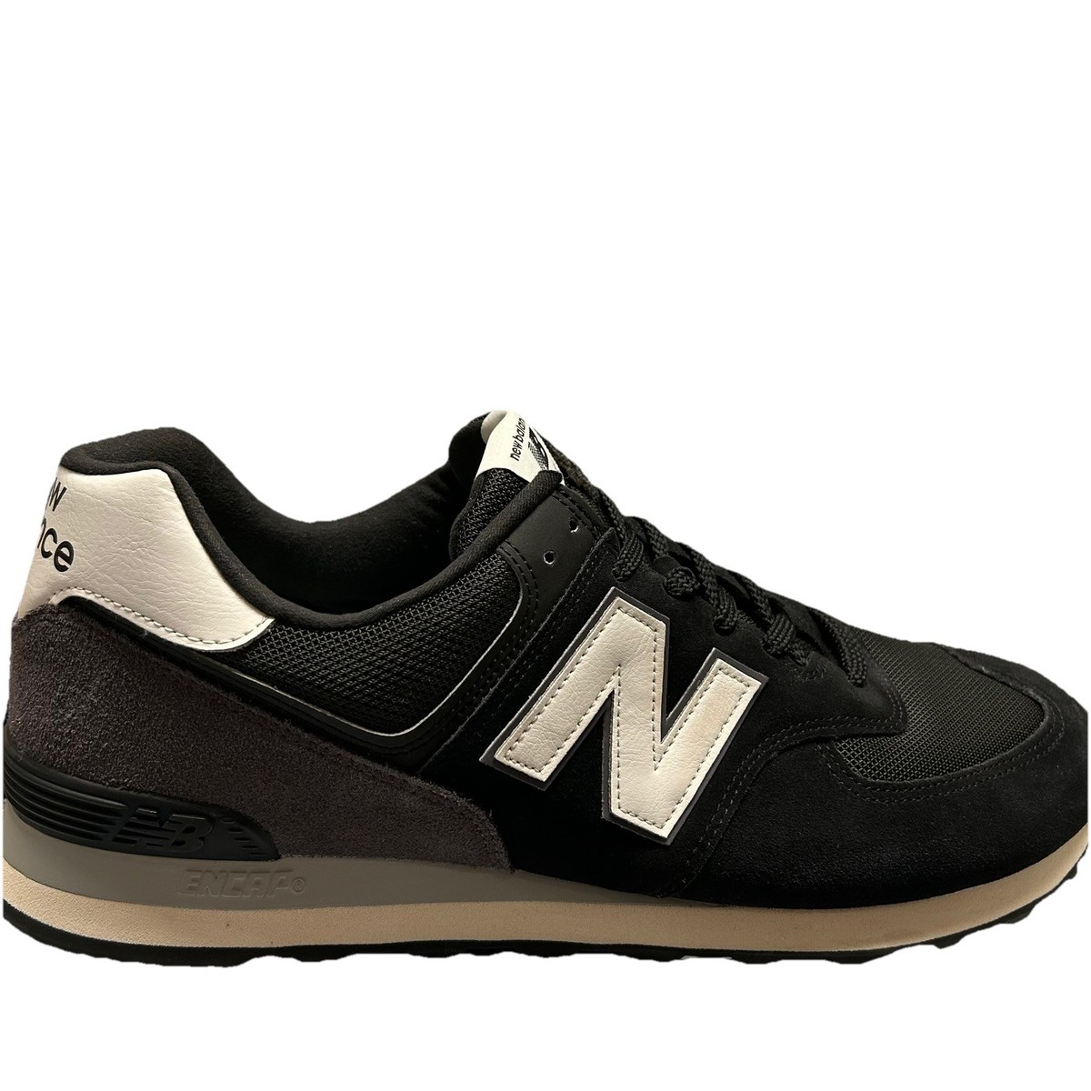 New‎ Balance Classic 574 U574KN2 Men 7.5 Sneaker Suede Black New Balance 574 Black Cordura Suede for Sale | Authenticity  main image 2