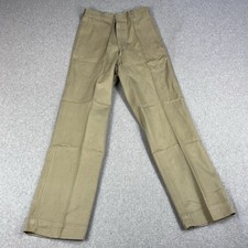 Vintage 1968 Uniform Twill 8.2 oz Cotton Type 1 Military Trousers ≈ Fit 27x30