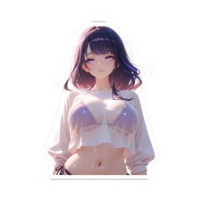 Cute Anime Sticker  Pretty Waifu Decal  20FreeShipping  FanArt  Raiden