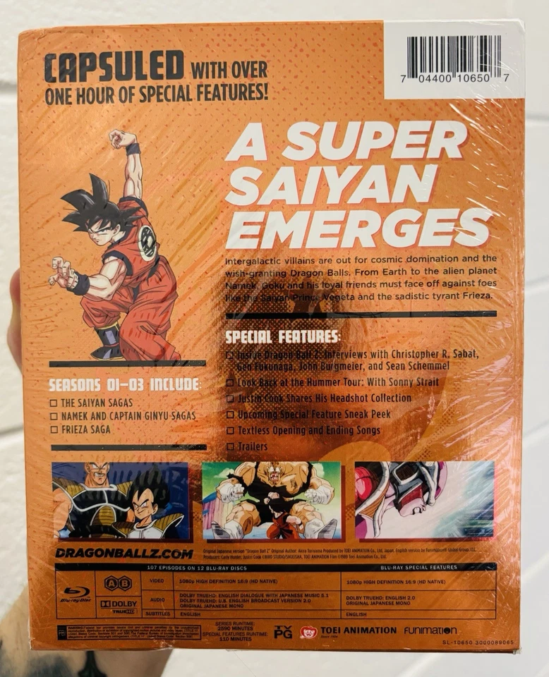 BRAND NEW Dragon Ball Z Season 1-3 Boxset (Blu Ray) - Image 3 of 3