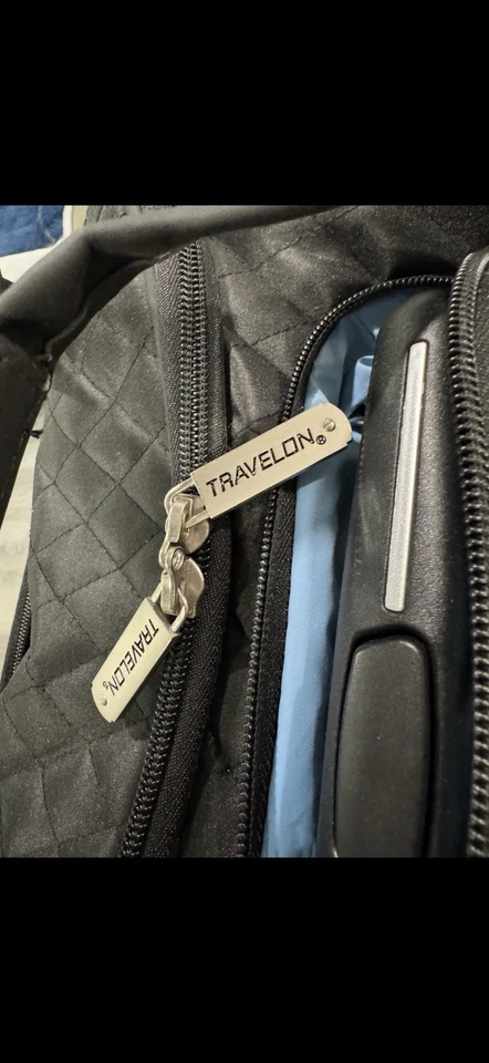 Дорожная сумка Travelon черная ручная кладь - Изображение 3 из 4