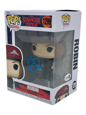 Maya Hawke Signed Stranger Things Robin Funko Pop #1299 Autograph Figure JSA COA