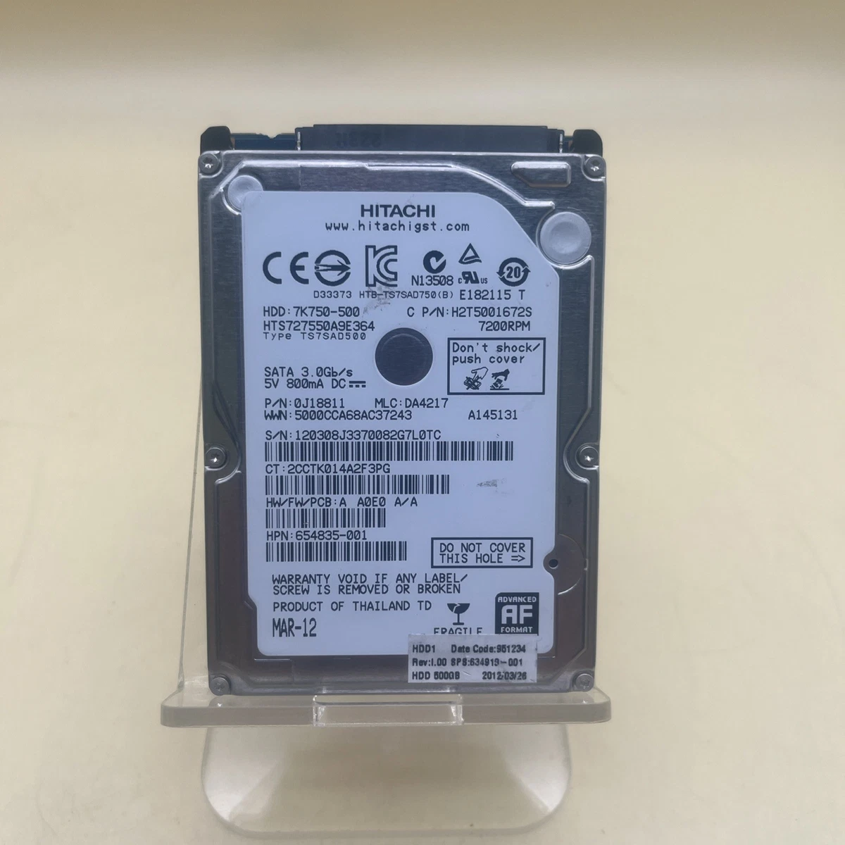 Hitachi 500GB Computer Internal Hard Disk Drives for Sale - eBay