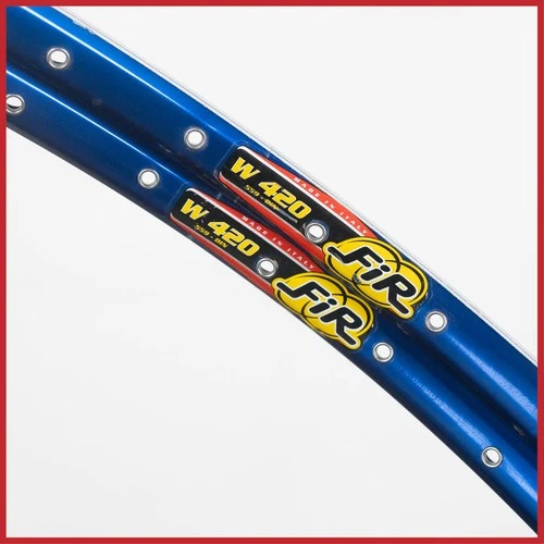 NOS FIR W420 CLINCHER RIMS 26" 32H VINTAGE MTB MOUNTAIN BIKE OLD BLUE W 420