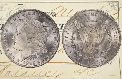 1885-O CHOICE to GEM BU MS MORGAN SILVER DOLLAR ~ FROM ORIGINAL BANK BAG! ~ LOT