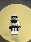 LEGO Star Wars Clone Trooper Minifigure Phase 1 Black Visor and Pauldron sw0286