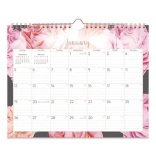 Blue Sky 147480 12-Month (Jan to Dec): 2026 Joselyn Wall Calendar - Floral New