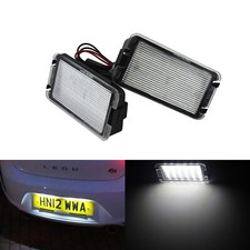 2x For Seat White LED License Number Plate Light Altea 5P Ibiza MK3 MK4 Leon 1M1