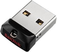 SanDisk Cruzer Fit Flash Drive 16GB USB 2.0 Memory Stick Mini USB Flash Drive