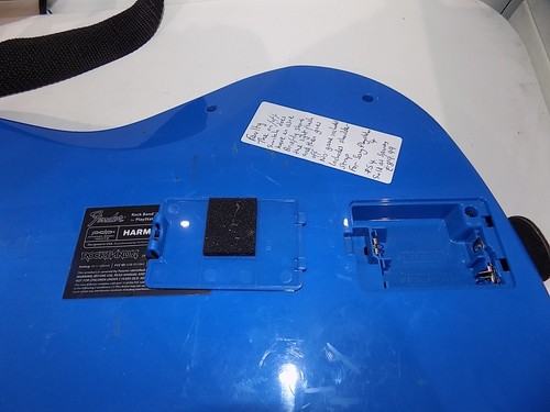 Harmonix Rock Band Wireless Fender Jaguar Blue Guitar Controller Sony PS4 FAULTY - Picture 8 of 8