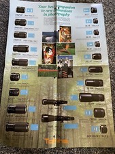 TOKINA Lenses 1984 Poster / Brochure Printed in JAPAN
