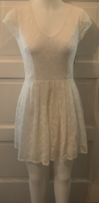 heidi lace dress White Bay Lace Midi Dress – Heidi Klein