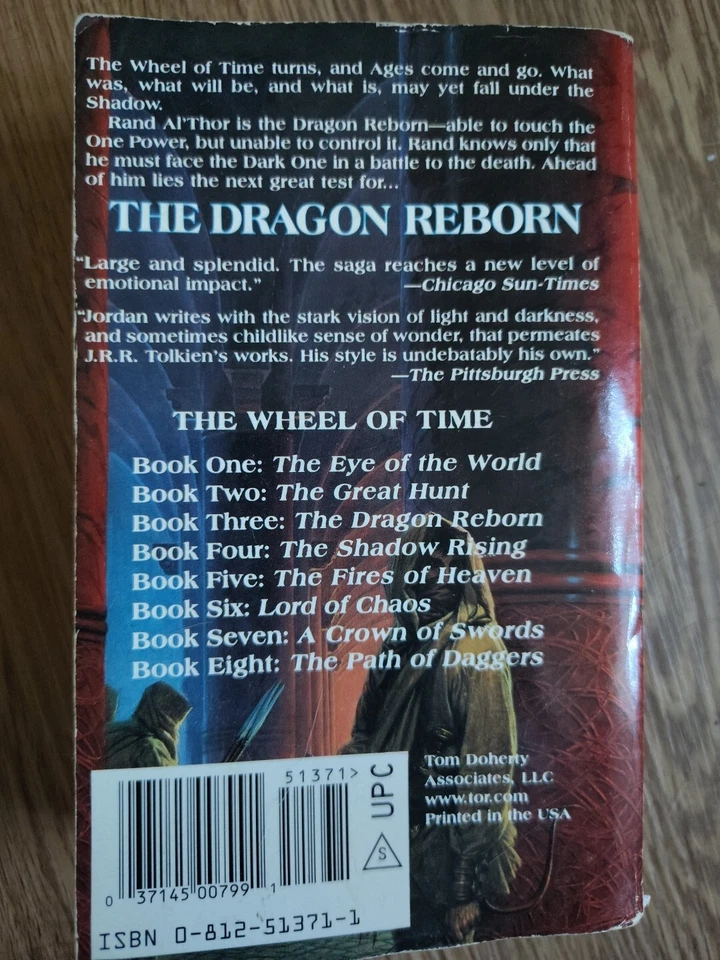 The Dragon Reborn Book Three of The Wheel of Time Robert Jordan  - Image 2 of 3
