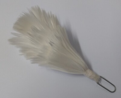 Plume Army Issue White Hackle für Balmoral Glengarry & verschiedene Kopfbedeckungen