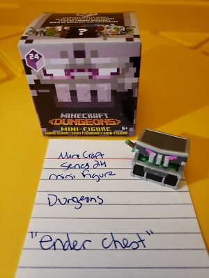 Minecraft Dungeons Series 24 Mini Figures Ender Chest NEW CHASE