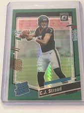 2023 Panini Donruss Optic - Rated Rookie Green Hyper Prizm #244 C.J. Stroud (RC)
