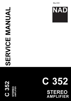 Service Manual-Anleitung für NAD C 352 