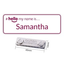 Hello My Name Is Badge Student Nurse Midwife GP Doctor Healthcare Assistant