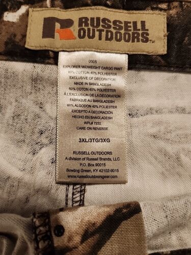 Russell Outdoors - Men's 3XL (48/32) - Realtree Camo Hunting Pants - Picture 7 of 12