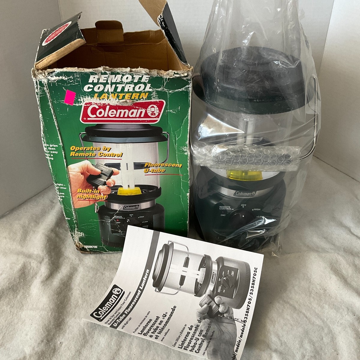 Coleman / 5358H705 ランタン/デンキ/5358H705/REMOTE CONTROL LANTERN 2003 Old Stock Coleman 8d Remote Control Lantern 5358H705 for sale