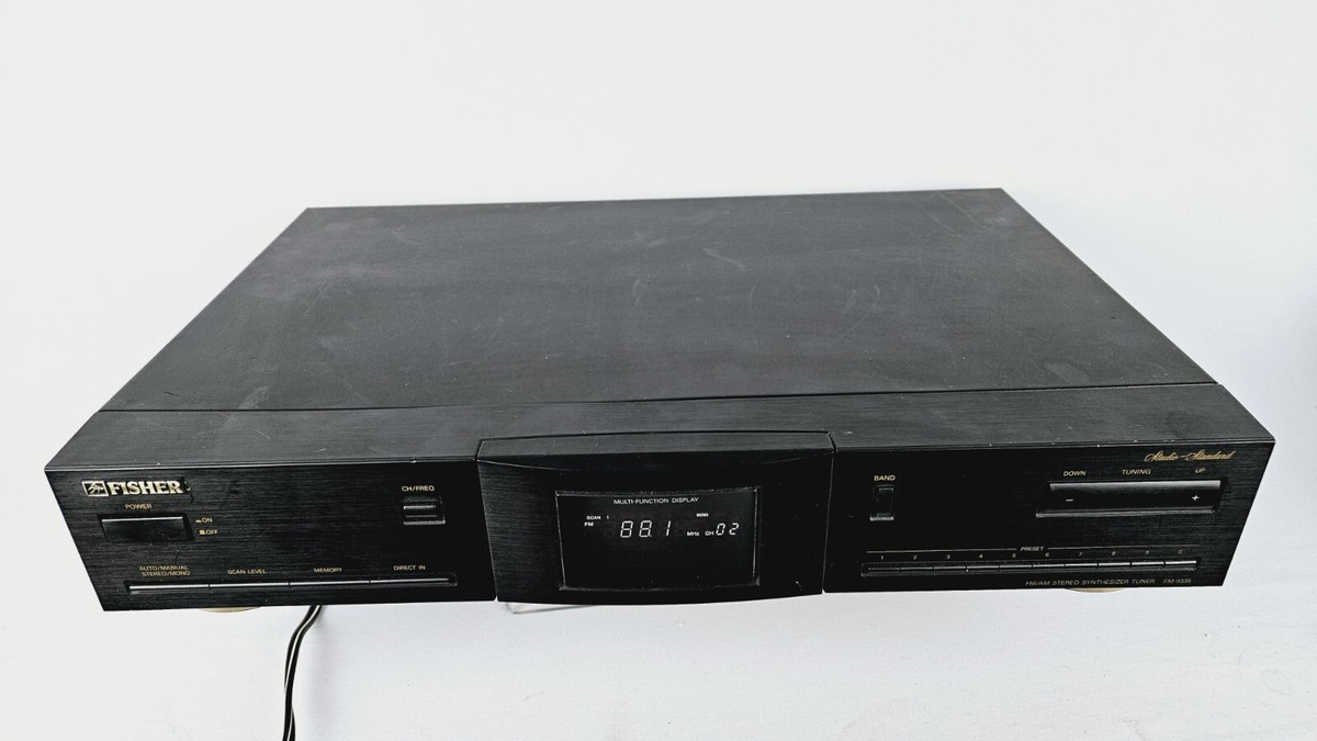 Fisher AM/FM Stereo Synthesizer Tuner FM-9335 | Black | FM9335