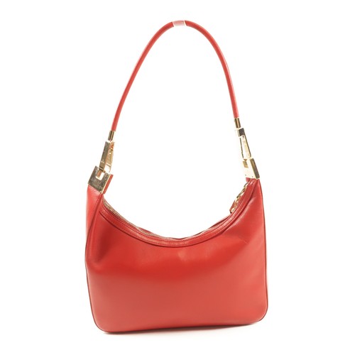 GUCCI GG GHW Shoulder Bag Calfskin Leather 0013812 Red - Picture 2 of 19