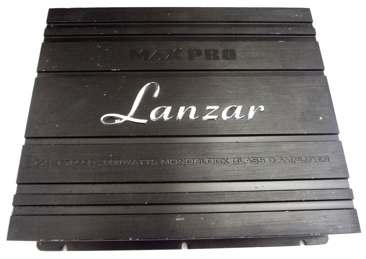 LANZAR MAX PRO MONOBLOCK CLASS D 2000 WATT AMPLIFIER MAXP1055D CAR